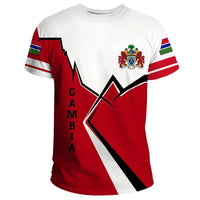 Gambia T-Shirt Lightning RLT12 - Wonder Print Shop