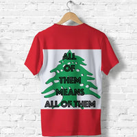Lebanon T Shirt All of Them Means All of Them RLT6 - Wonder Print Shop