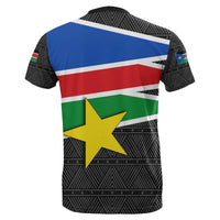 South Sudan T Shirt Flag Coat Of Arms RLT8 - Wonder Print Shop
