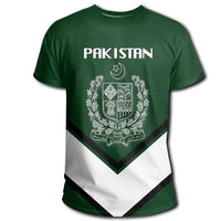 Pakistan Coat Of Arms T Shirt Lucian Style RLT13 - Wonder Print Shop