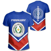 Paraguay Coat Of Arms T Shirt Lucian Style RLT7 - Wonder Print Shop