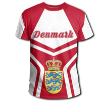Denmark Coat Of Arms T Shirt My Style RLT13 - Wonder Print Shop