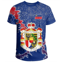 Liechtensteins Christmas Coat Of Arms T Shirt X Style8 RLT6 - Wonder Print Shop