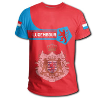 Luxembourg Coat Of Arms T Shirt Simple Style8 RLT6 - Wonder Print Shop