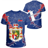 Liechtensteins Christmas Coat Of Arms T Shirt X Style8 RLT6 - Wonder Print Shop