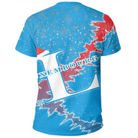 Luxembourg Christmas Coat Of Arms T Shirt X Style8 RLT6 - Wonder Print Shop