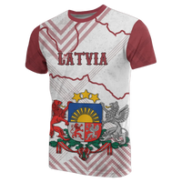 Latvia T Shirt RLT6 - Wonder Print Shop