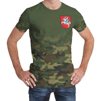 Lithuania T Shirt Camo Womens/Mens RLT6 - Wonder Print Shop