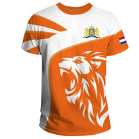 Netherlands T Shirt Netherlands Coat Of Arms Lion RLT7 - Wonder Print Shop