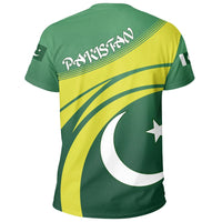 Pakistan Star Cricket T Shirt RLT13 - Wonder Print Shop