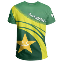 Pakistan Star Cricket T Shirt RLT13 - Wonder Print Shop