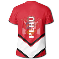 Peru Coat Of Arms T Shirt Lucian Style RLT7 - Wonder Print Shop
