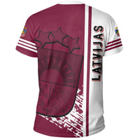 Latvia T Shirt Quarter Style RLT6 - Wonder Print Shop