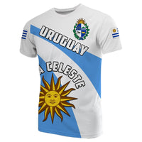 Uruguay T Shirt La Celeste Football Style RLT6 - Wonder Print Shop