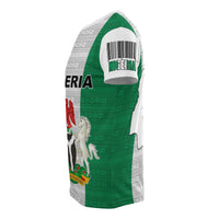Nigeria T Shirt Flag and Coat Of Arm RLT8 - Wonder Print Shop