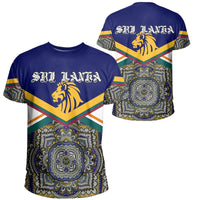 Sri Lanka Lion Mandala T Shirt RLT7 - Wonder Print Shop