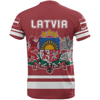 Latvia Hockey T Shirts RLT6 - Wonder Print Shop