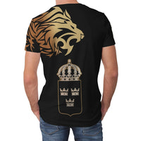 Sweden T Shirt Lion Style RLT7 - Wonder Print Shop