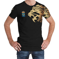 Sweden T Shirt Lion Style RLT7 - Wonder Print Shop