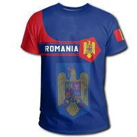 Romania Coat Of Arms T Shirt Simple Style RLT13 - Wonder Print Shop