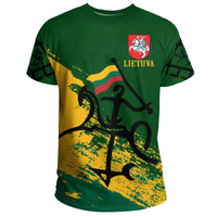 Lithuania T Shirt Lithuanian Tattoo RLT6 - Wonder Print Shop