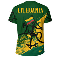 Lithuania T Shirt Lithuanian Tattoo RLT6 - Wonder Print Shop