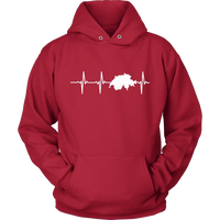 Switzerland T Shirt In My Heartbeat RLT13 - Wonder Print Shop