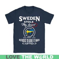 Sweden Stole My Heart T Shirt RLT7 - Wonder Print Shop