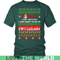 I Just Want To Go To Switzerland T Shirt RLT13 - Wonder Print Shop
