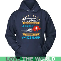 Buy A Ticket And Fly To Switzerland T Shirt RLT13 - Wonder Print Shop