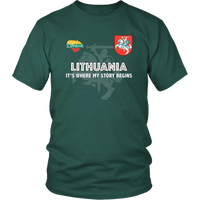 Lithuania T Shirt RLT6 - Wonder Print Shop