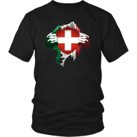 Switzerland Superhero T Shirt RLT13 - Wonder Print Shop
