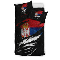 Serbia In Me Bedding Set Special Grunge Style RLT7 - Wonder Print Shop