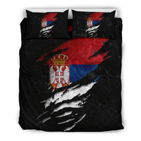 Serbia In Me Bedding Set Special Grunge Style RLT7 - Wonder Print Shop