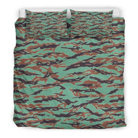 Army Guyana Tiger Stripe Camouflage Seamless Bedding Set RLT8 - Wonder Print Shop
