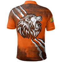 Netherlands Polo Shirt Lion Attack RLT7 - Wonder Print Shop