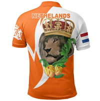 Netherlands Lion CrownPolo Shirt RLT7 - Wonder Print Shop