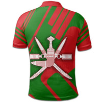 Oman Polo Shirt Coat Of Arms Rockie RLT13 - Wonder Print Shop