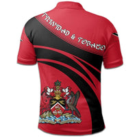 Trinidad and Tobago Polo Shirt Coat Of Arms Cricket Style RLT6 - Wonder Print Shop