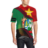 Suriname Polo Shirt Fall In The Wave RLT7 - Wonder Print Shop