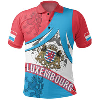Luxembourg Polo Shirt Coat Of Arms RLT6 - Wonder Print Shop