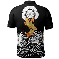 The Golden Koi Fish Polo Shirt RLT8 - Wonder Print Shop