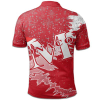 Monaco Polo Shirt Christmas Coat Of Arms X Style 8 RLT6 - Wonder Print Shop