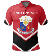 Philippines Coat Of Arms Polo Lucian Style RLT6 - Wonder Print Shop