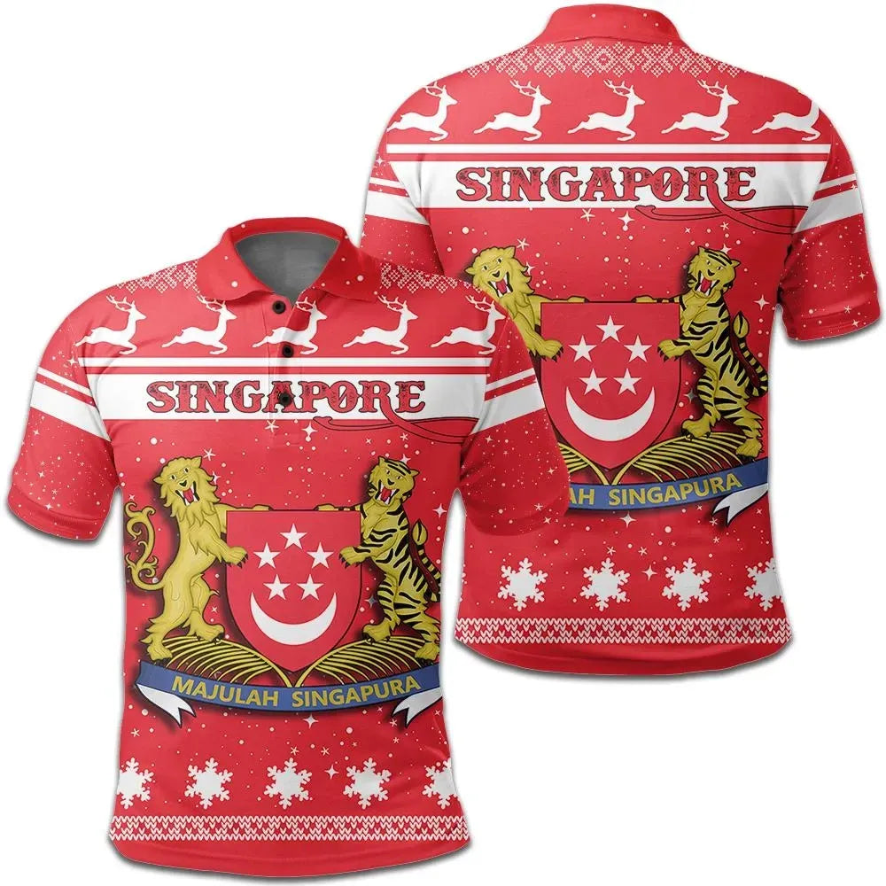 christmas-singapore-coat-of-arms-polo-shirt