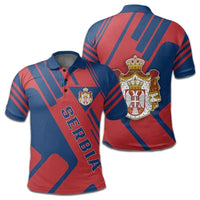 Serbia Polo Shirt Coat Of Arms Rockie RLT7 - Wonder Print Shop