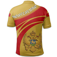 Montenegro Polo Shirt Coat Of Arms Cricket Style RLT13 - Wonder Print Shop