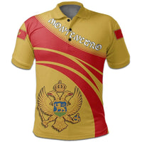 Montenegro Polo Shirt Coat Of Arms Cricket Style RLT13 - Wonder Print Shop