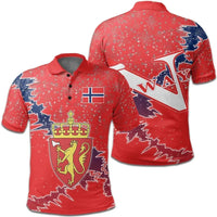 Norway Polo Shirt Christmas Coat Of Arms X Style RLT7 - Wonder Print Shop