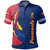 Venezuela Polo Shirt Ball Style Blue RLT7 - Wonder Print Shop
